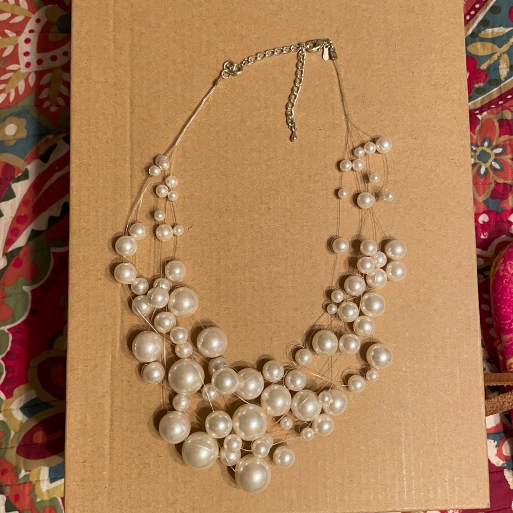 Faux Pearl Necklace